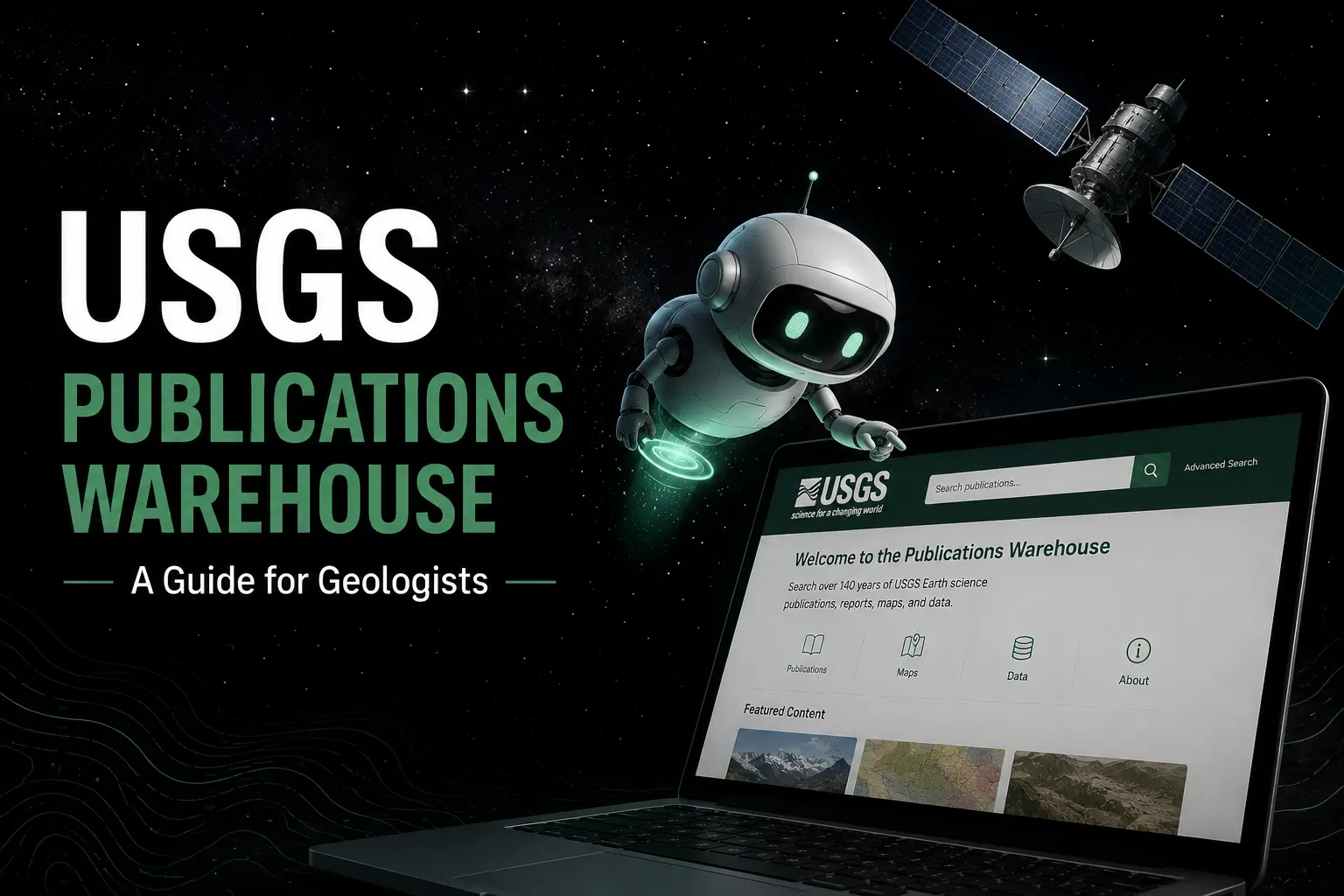 USGS Publications Warehouse guide for geologists searching geological reports and critical mineral data