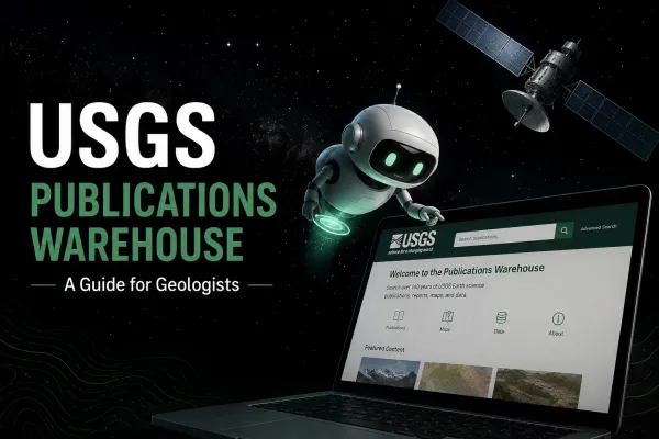 USGS Publications Warehouse guide for geologists searching geological reports and critical mineral data